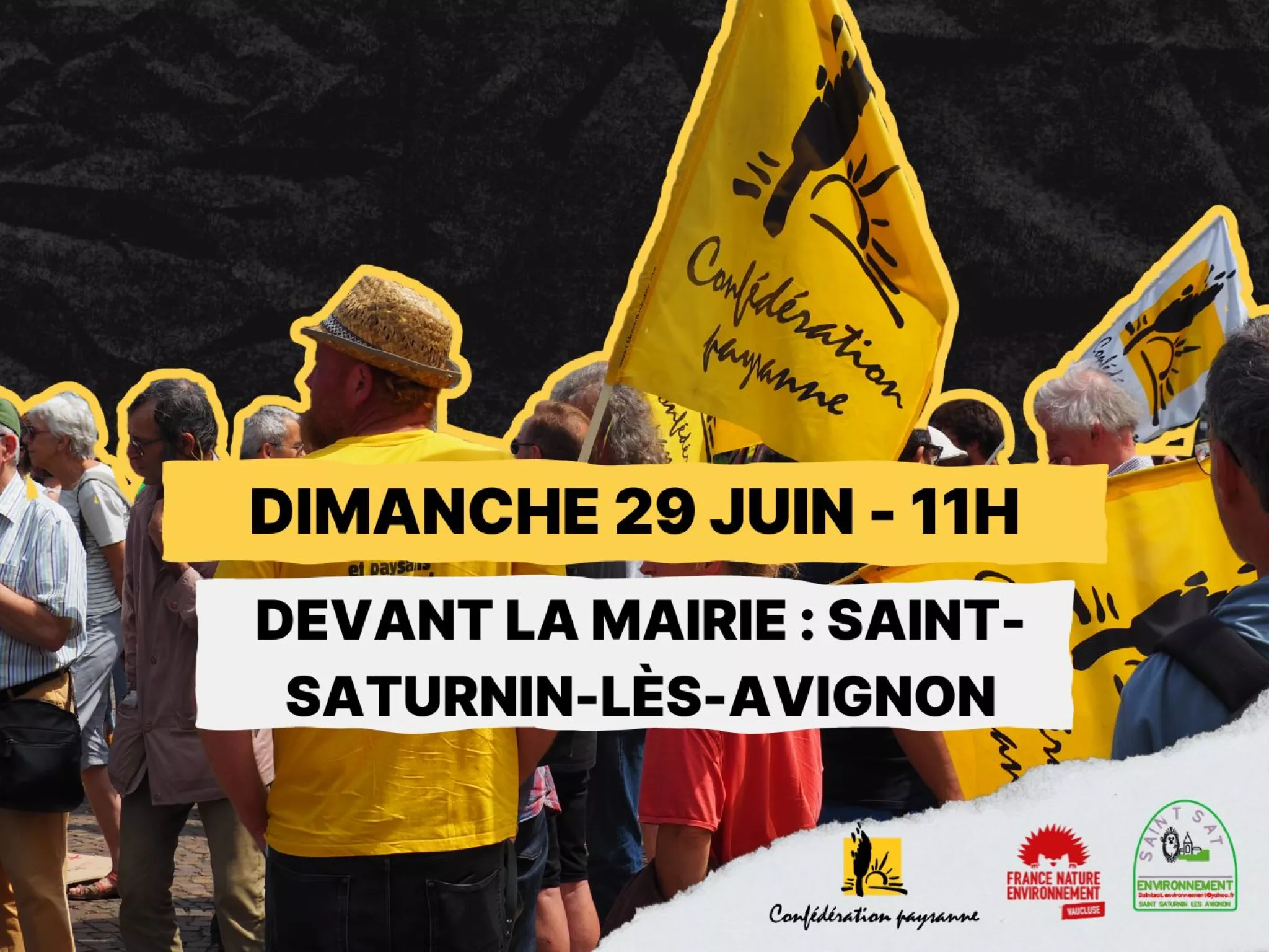 Mobilisation contre la loi DUPLOMB Flyer manifestation